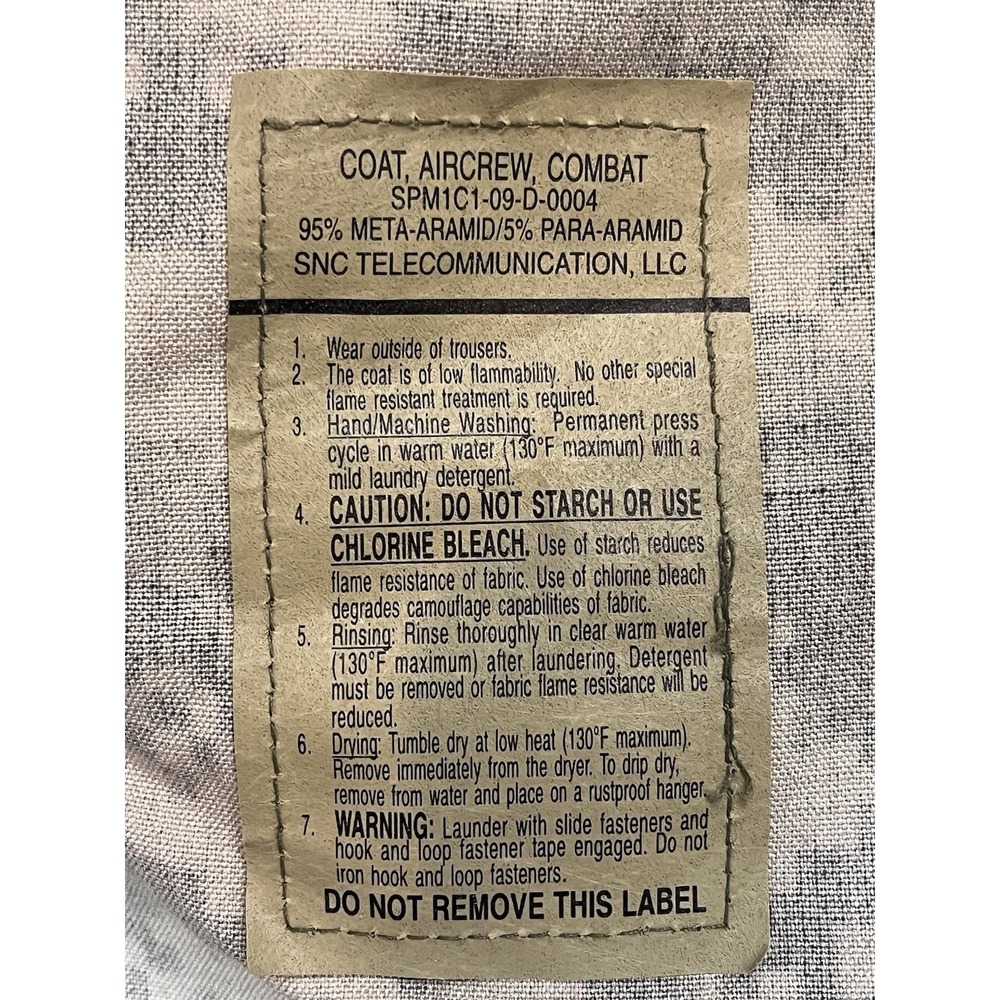 NWT‎ US Army UCP Digital Camo (ACU) Combat Aircrew Coat/Jacket Small Regular - Picture 5 of 8